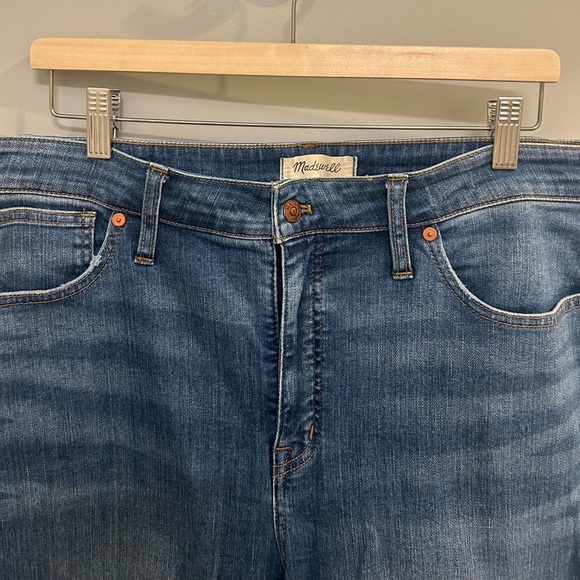 Madewell Curvy High Rise Skinny Crop Size 32 GUC Wear on inner thigh N0550 - Picture 4 of 9